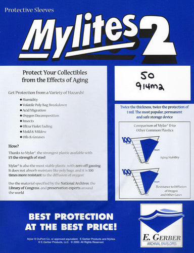 50 E. GERBER GRADED MYLAR 914M2
