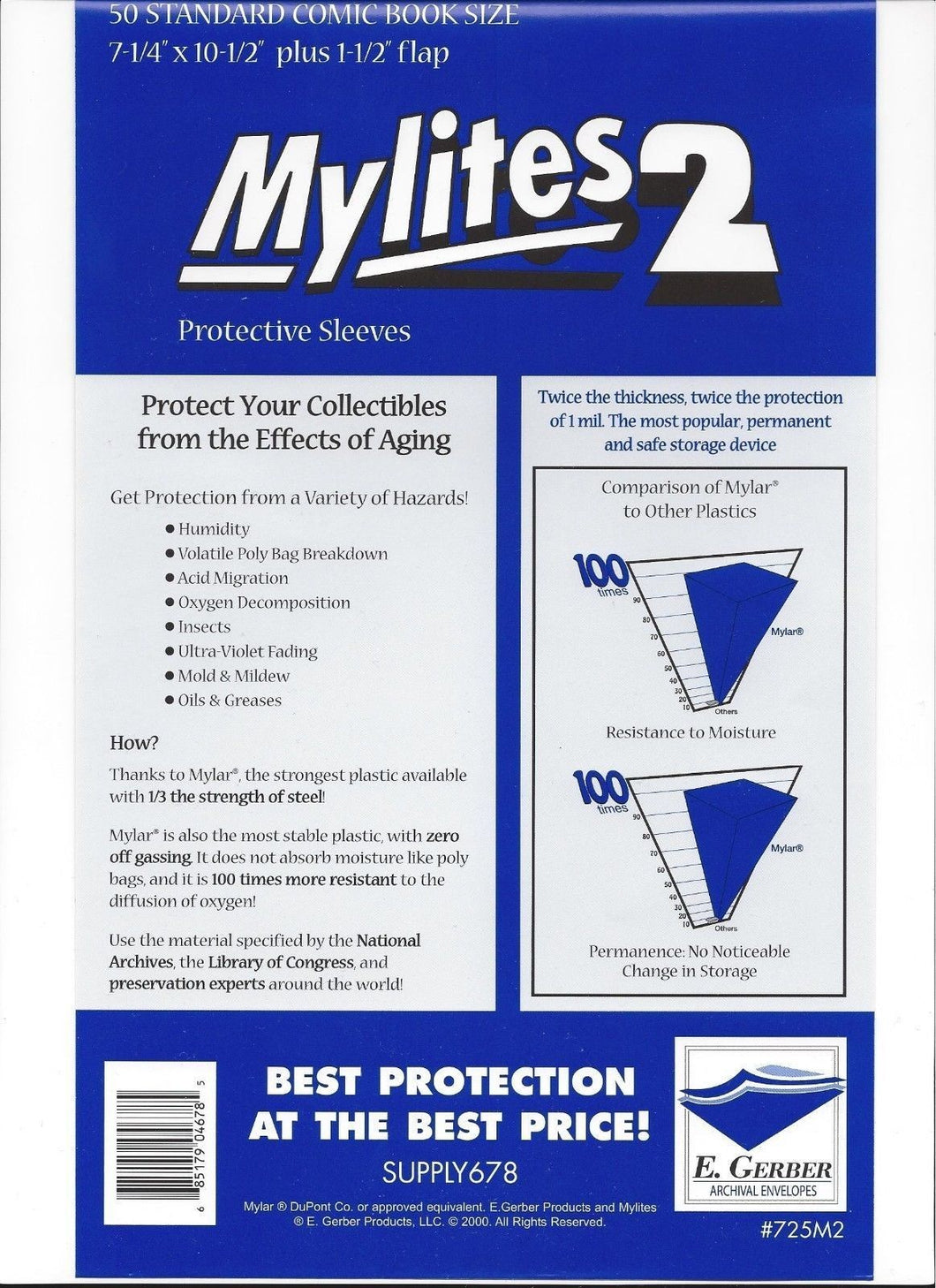 200 standard mylar